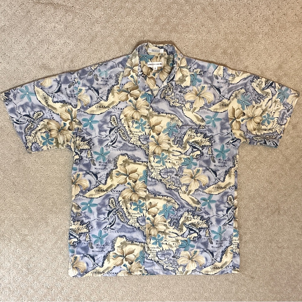 Pierre Cardin Hawaiian Aloha Shirt